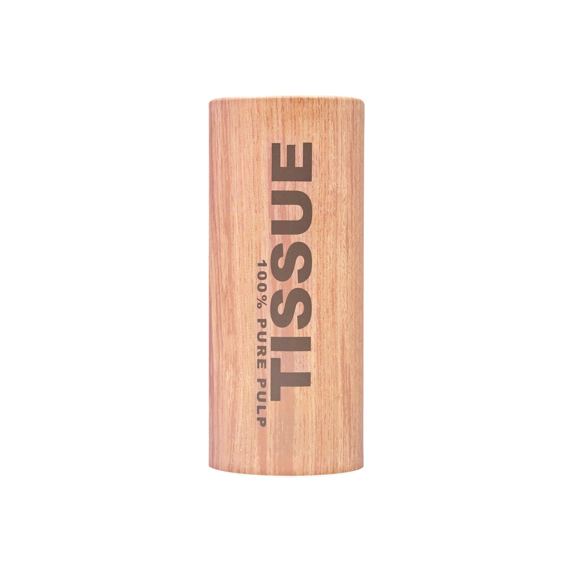 Kerri 100% Pure Pulp Tissue Tube in Wood (Set of 3)