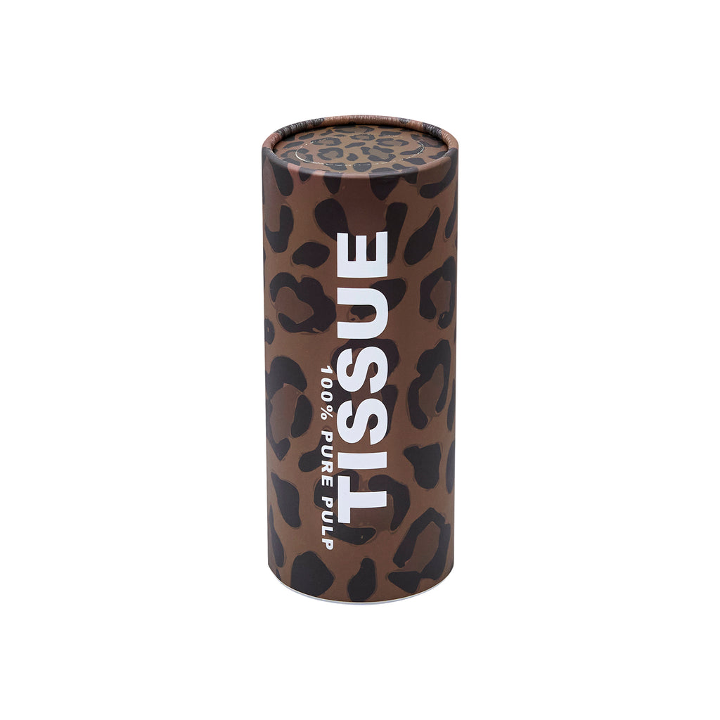 Kerri 100% Pure Pulp Tissue Tube in Leopard (Set of 24)